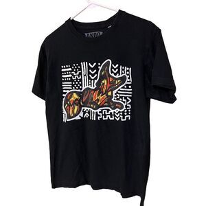 AKOO Men's BHM Quest Snobby Short Sleeve Black Medium Shirt